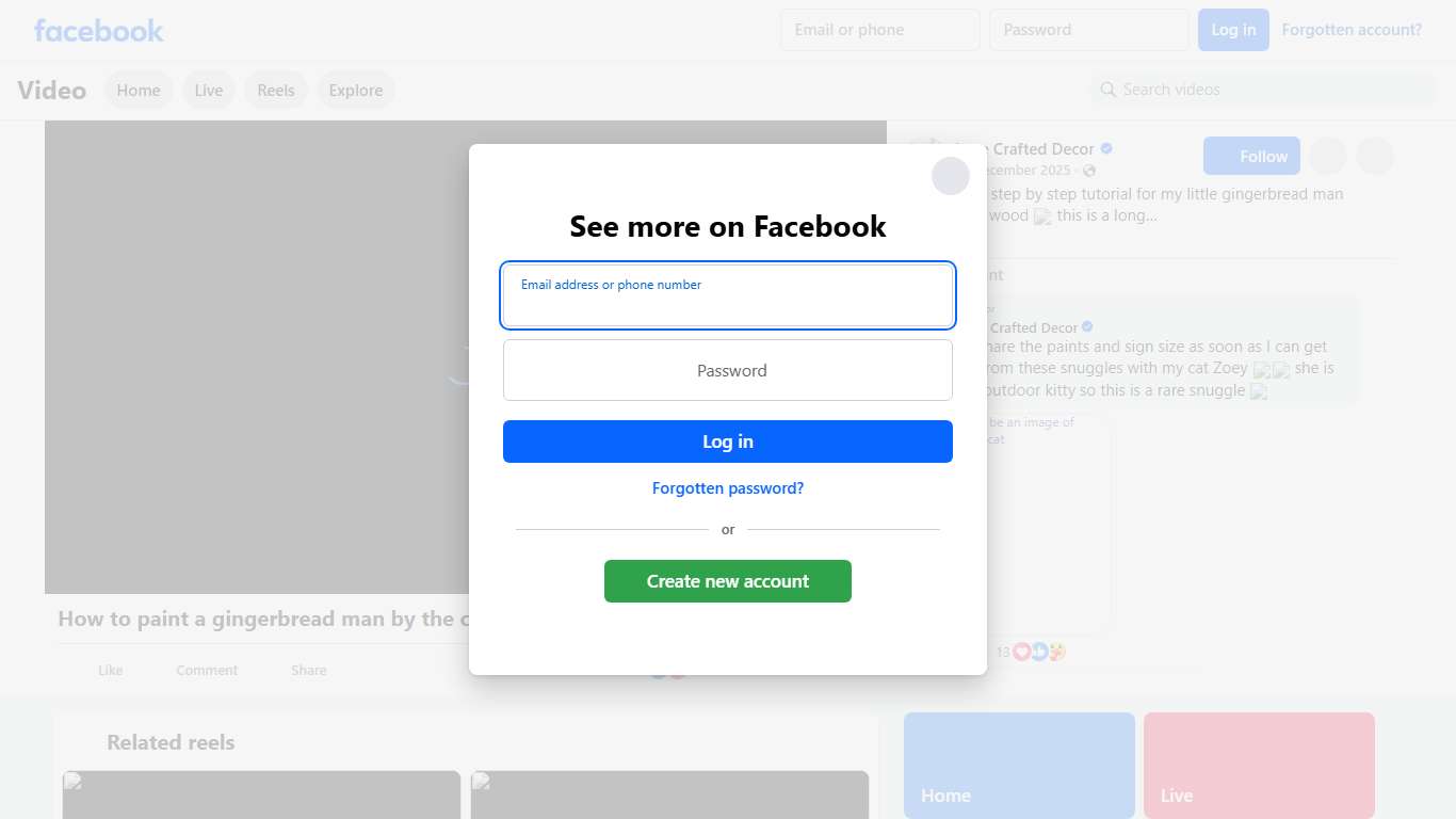 Here's a full step by step tutorial for my little gingerbread man painting on wood ❤️ this is a long video, longer than what I usually share here on my Facebook page lol but I'll share a shorter version as well in a week or so. Anywho, I hope you enjoy either way! This little painting made me smile so I had to share it with y'all 🥰☃️👩‍🎨✨️ #gingerbreadman #handpainted #tutorial #rusticchristmas #paintingonwood #woodart #handmadechristmas Love Crafted Decor Facebook